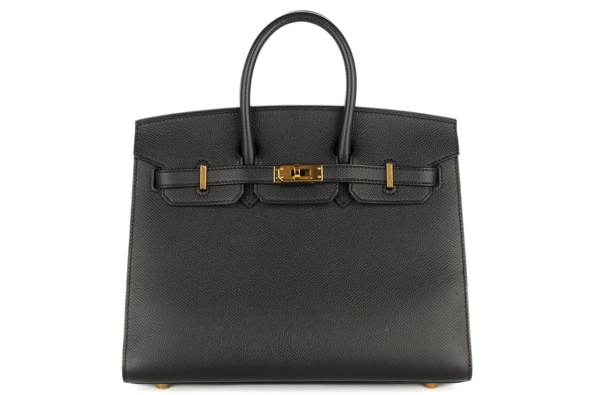 Hermès Birkin 25 Black Epsom Sellier Gold Hardware - view 1