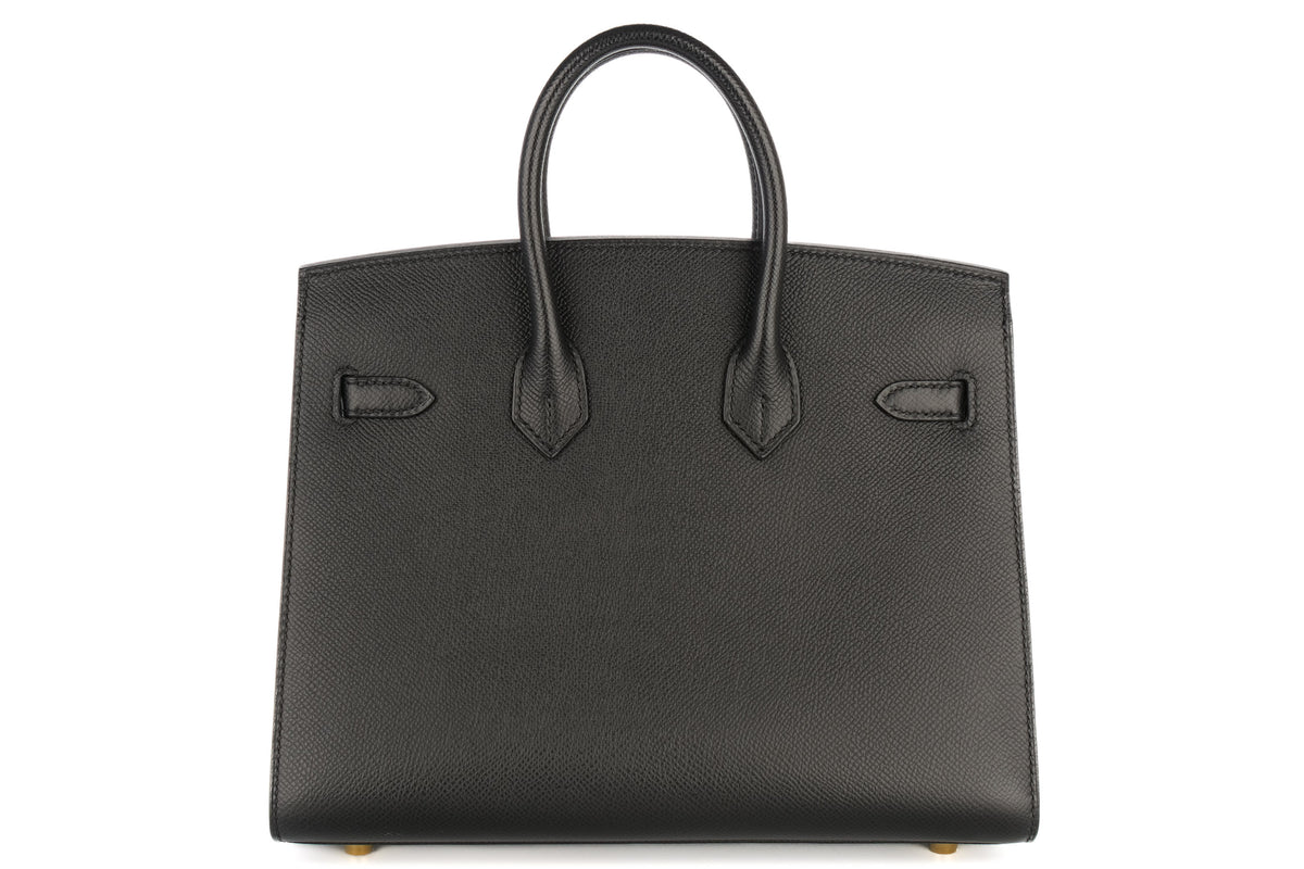 Hermès Birkin 25 Black Epsom Sellier Gold Hardware - view 3