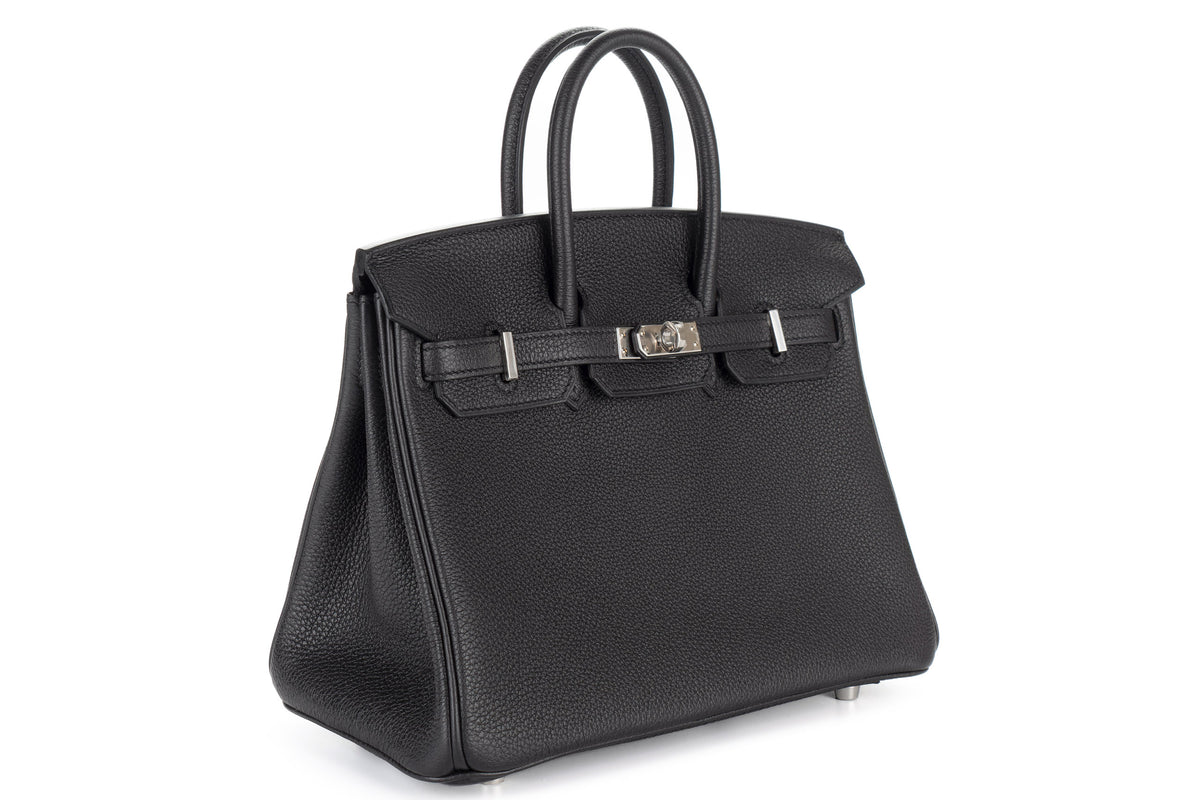 Hermès Birkin 25 Black Togo Palladium Hardware - view 2