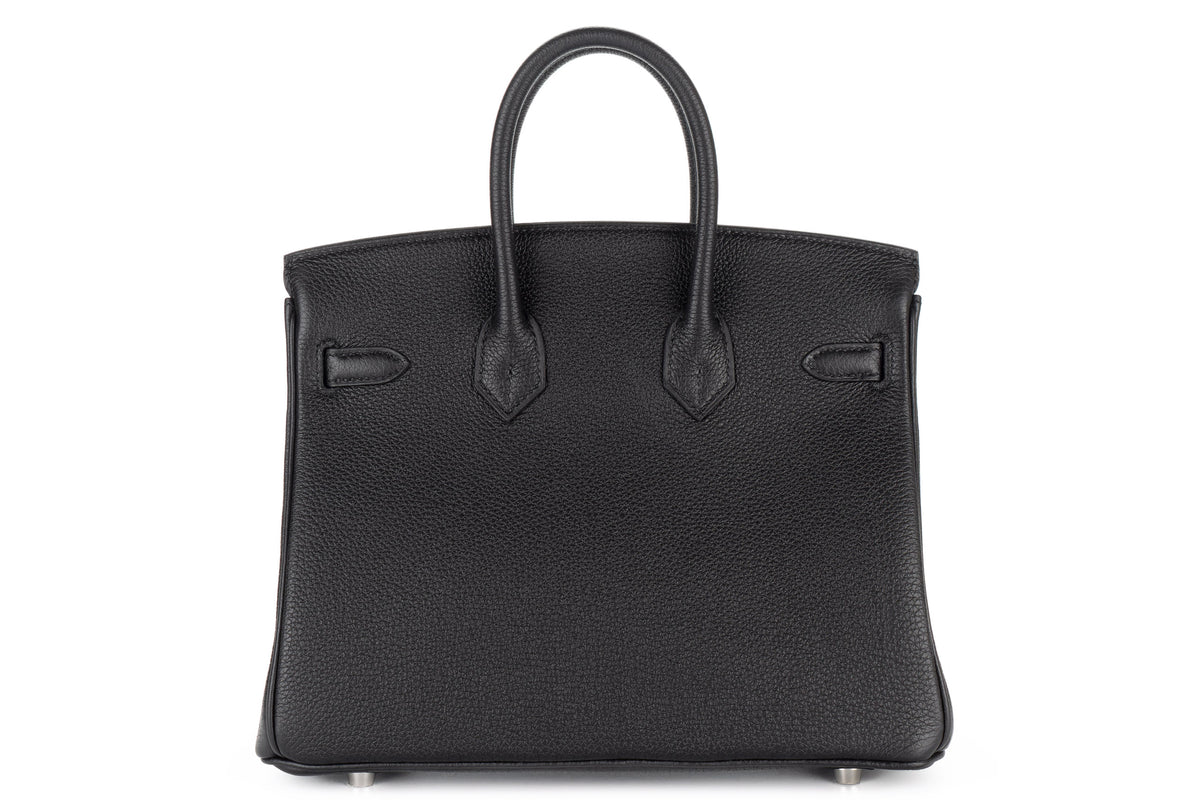 Hermès Birkin 25 Black Togo Palladium Hardware - view 3