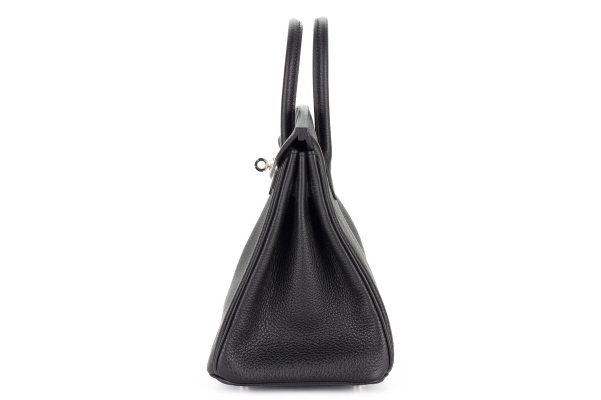 Hermès Birkin 25 Black Togo Palladium Hardware - view 4