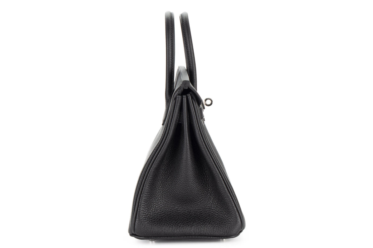 Hermès Birkin 25 Black Togo Palladium Hardware - view 5