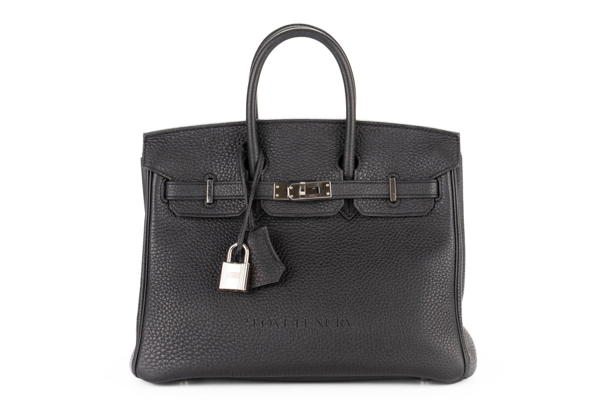 Hermès Birkin 25 Black Togo Palladium Hardware - view 1