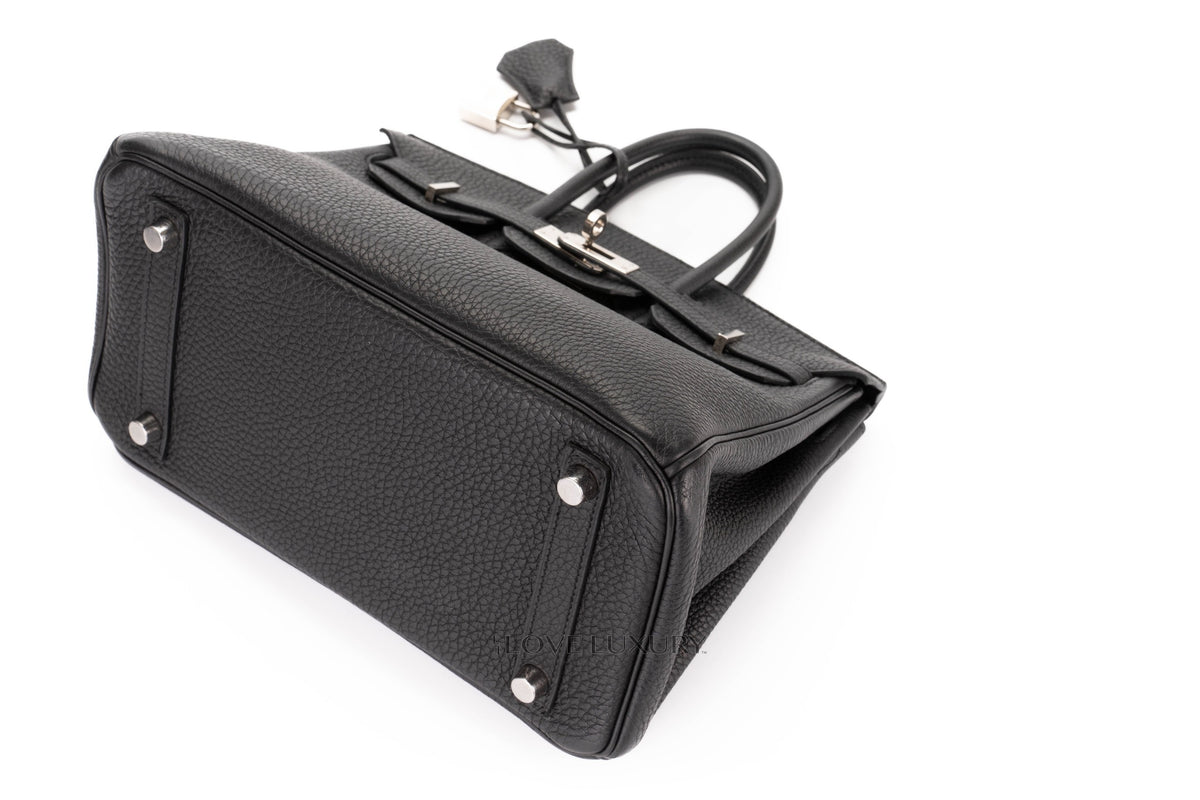 Hermès Birkin 25 Black Togo Palladium Hardware - view 10
