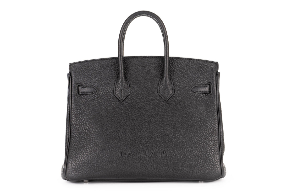 Hermès Birkin 25 Black Togo Palladium Hardware - view 3