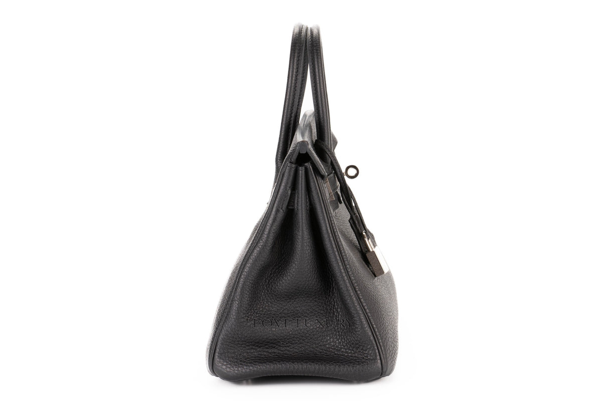 Hermès Birkin 25 Black Togo Palladium Hardware - view 5