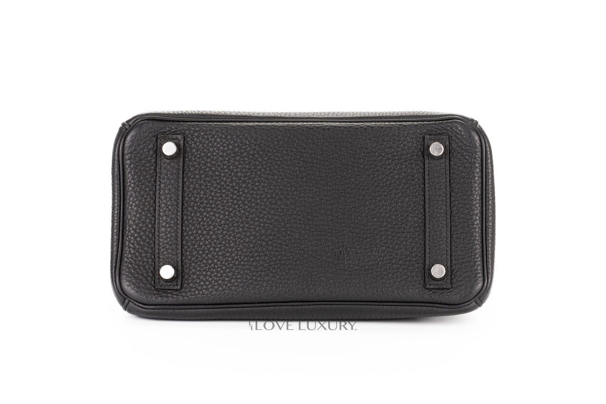 Hermès Birkin 25 Black Togo Palladium Hardware - view 6