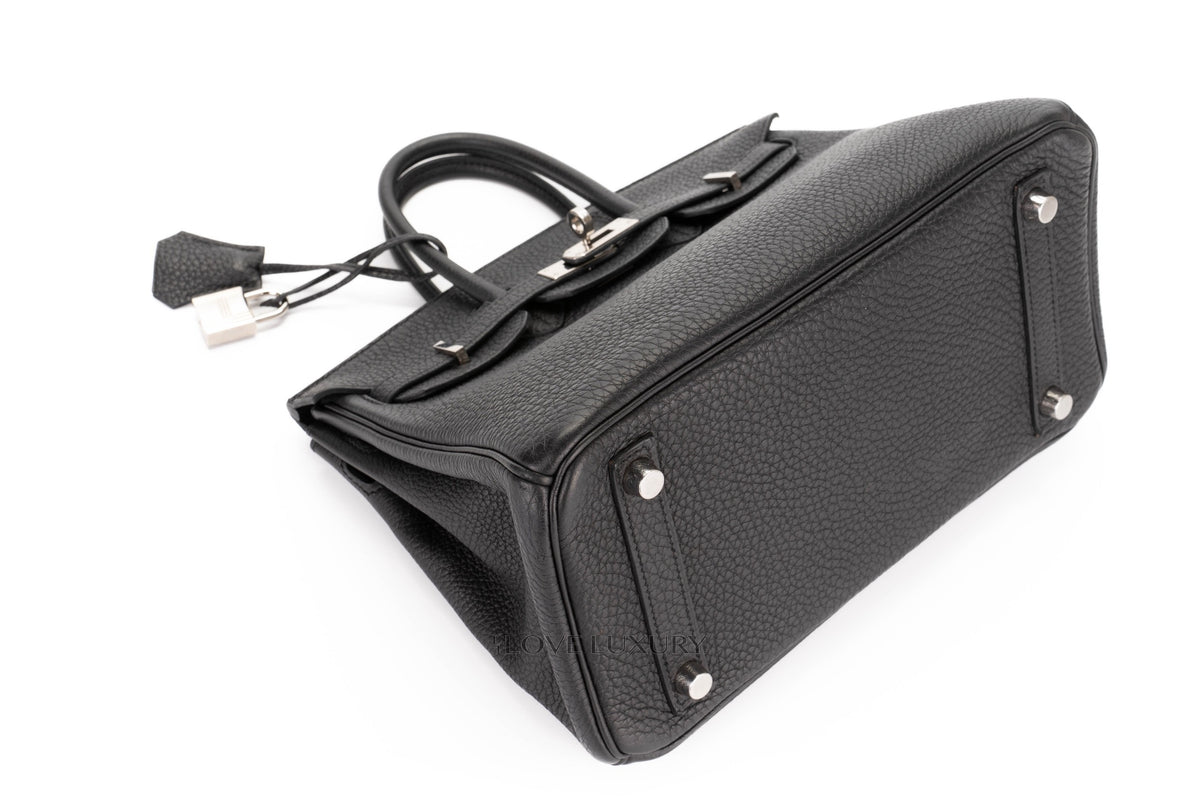 Hermès Birkin 25 Black Togo Palladium Hardware - view 9