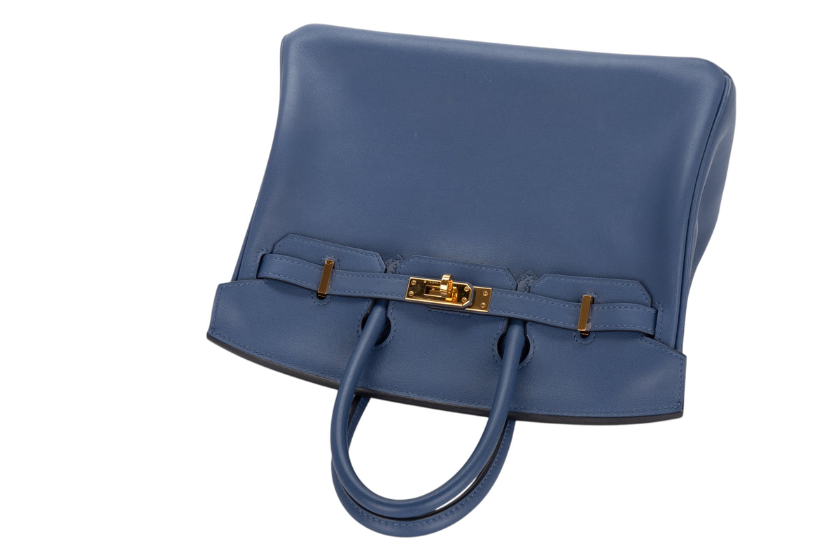 Hermès Birkin 25 Bleu Brighton Swift Gold Hardware - view 8