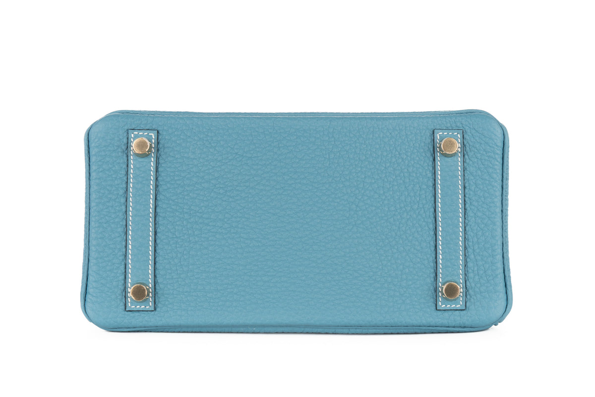 Hermès Birkin 25 Bleu Jean Togo Gold Hardware - view 6