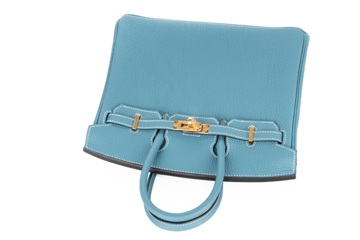 Hermès Birkin 25 Bleu Jean Togo Gold Hardware - view 8