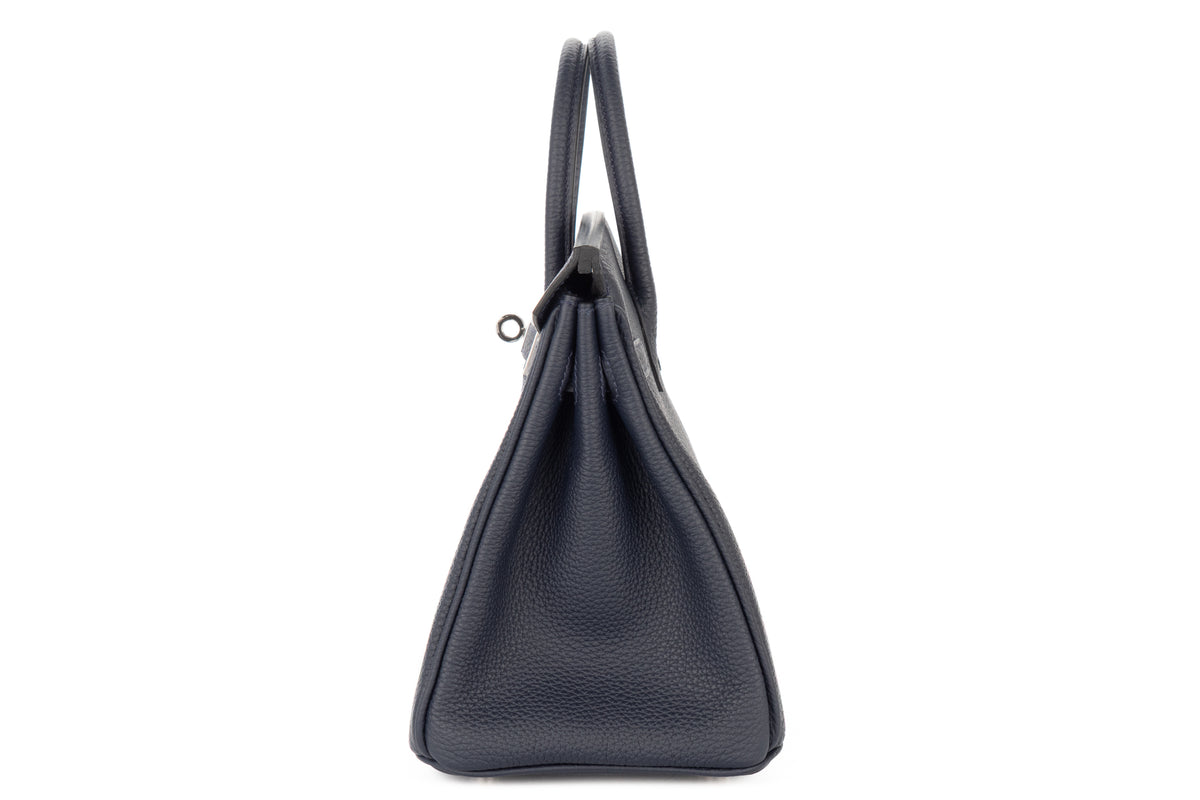 Hermès Birkin 25 Bleu Nuit Togo Palladium Hardware - view 4