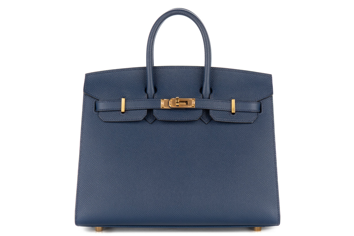 Hermès Birkin 25 Bleu Saphir Epsom Sellier Gold Hardware - view 1
