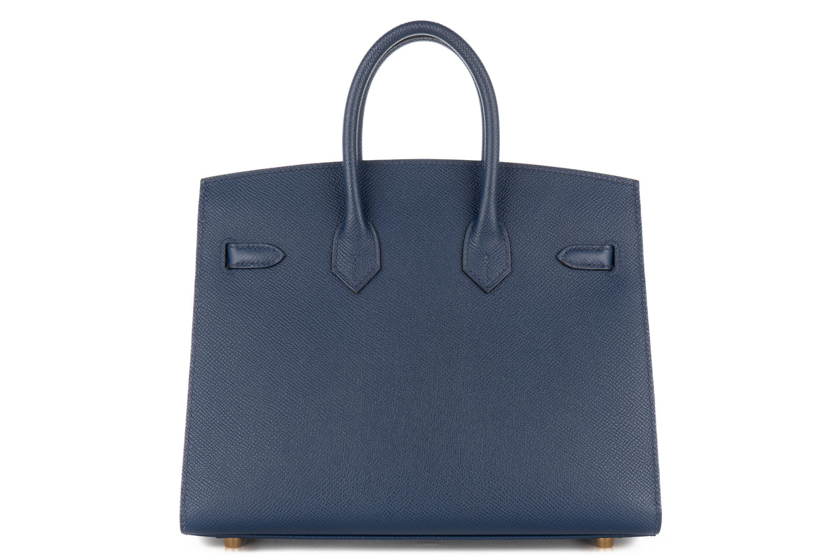 Hermès Birkin 25 Bleu Saphir Epsom Sellier Gold Hardware - view 3
