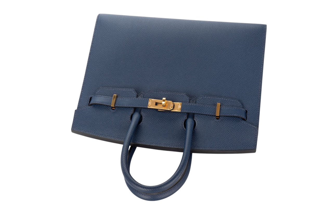 Hermès Birkin 25 Bleu Saphir Epsom Sellier Gold Hardware - view 8