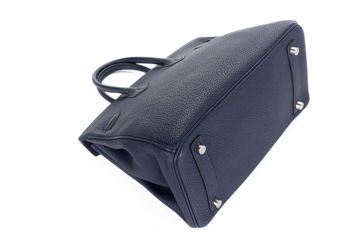 Hermès Birkin 25 Bleu Sapphir Togo Palladium Hardware - view 13