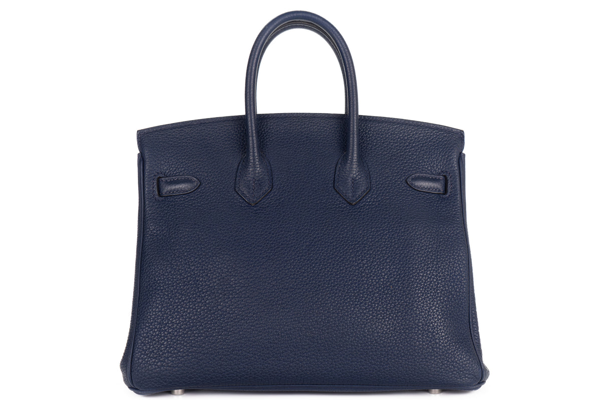 Hermès Birkin 25 Bleu Sapphir Togo Palladium Hardware - view 3