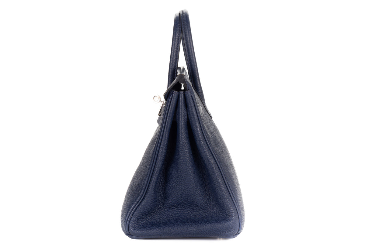 Hermès Birkin 25 Bleu Sapphir Togo Palladium Hardware - view 4