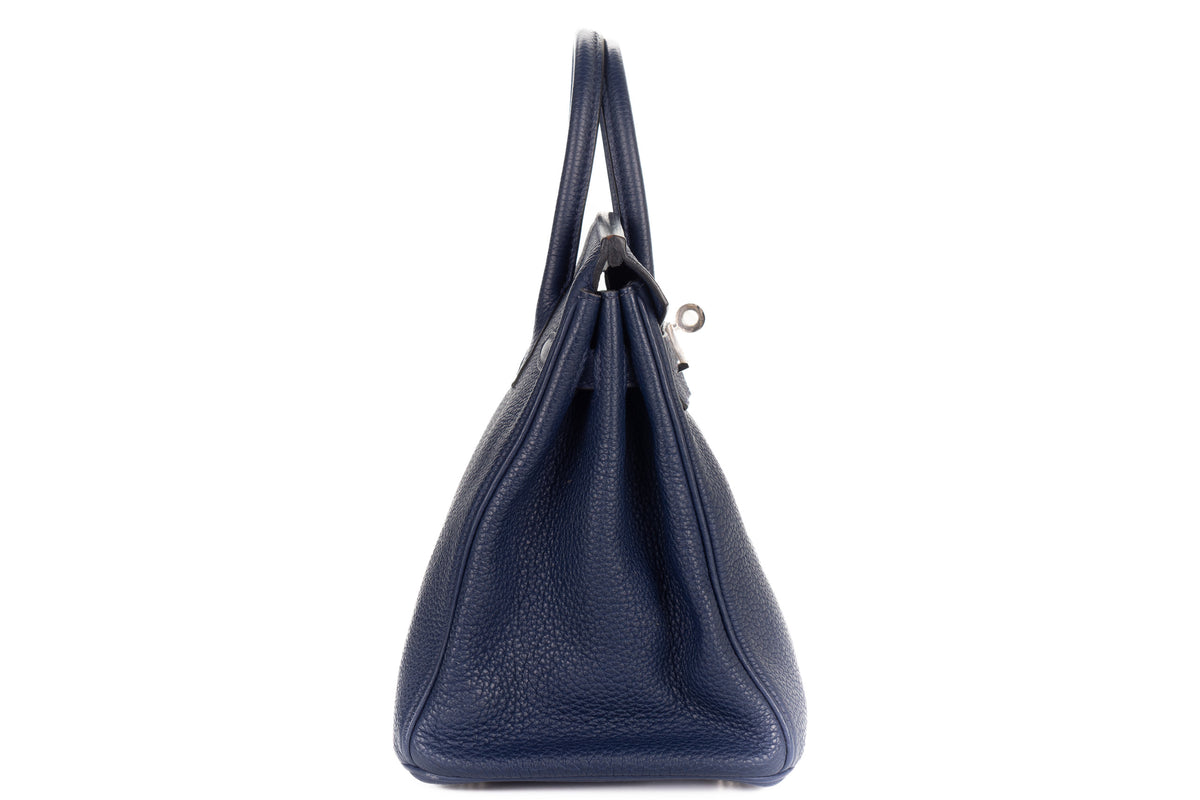 Hermès Birkin 25 Bleu Sapphir Togo Palladium Hardware - view 5