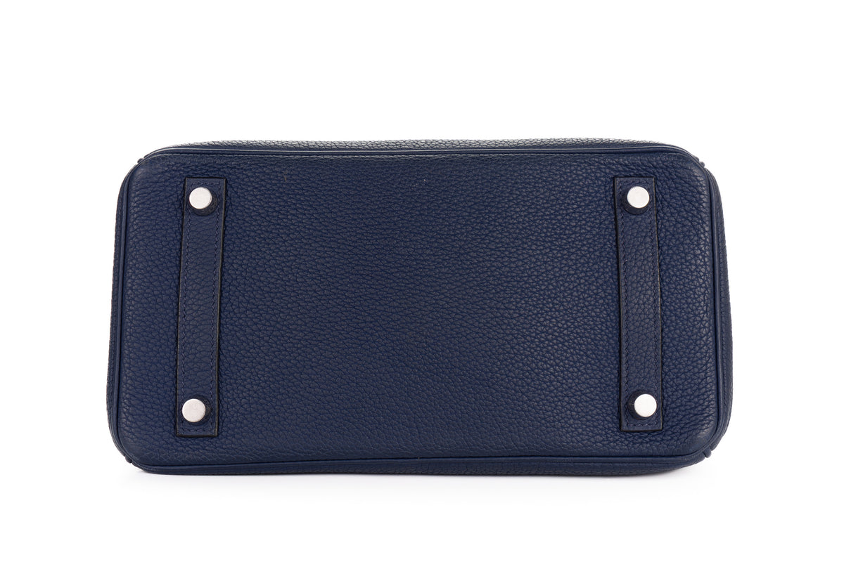 Hermès Birkin 25 Bleu Sapphir Togo Palladium Hardware - view 6