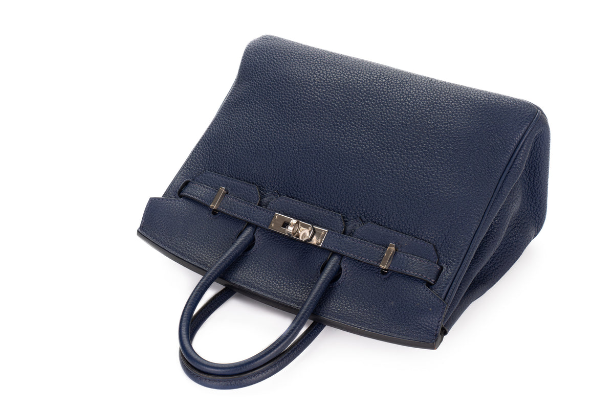 Hermès Birkin 25 Bleu Sapphir Togo Palladium Hardware - view 8