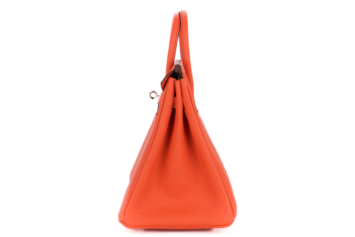 Hermès Birkin 25 Capucine Togo Palladium Hardware - view 4