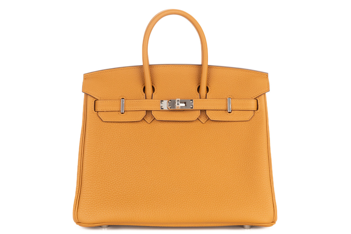 Hermès Birkin 25 Caramel Verso Lime Togo Palladium Hardware - view 1