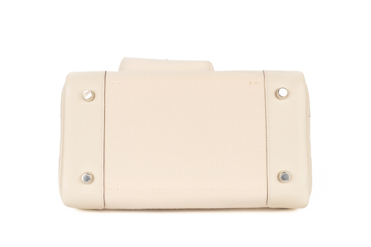 Hermès Birkin 25 Cargo Nata Toile & Swift Palladium Hardware - view 6