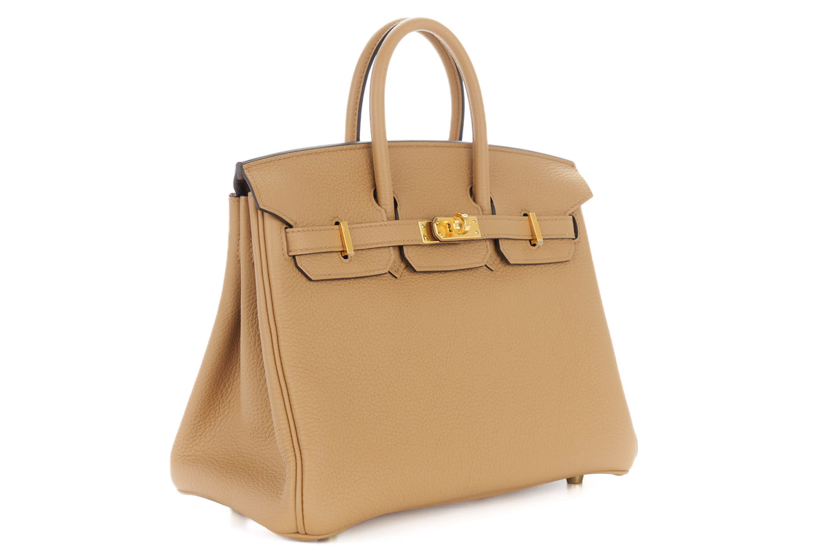 Hermès Birkin 25 Chai Togo Gold Hardware - view 2