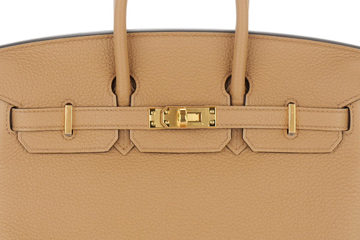 Hermès Birkin 25 Chai Togo Gold Hardware - view 7