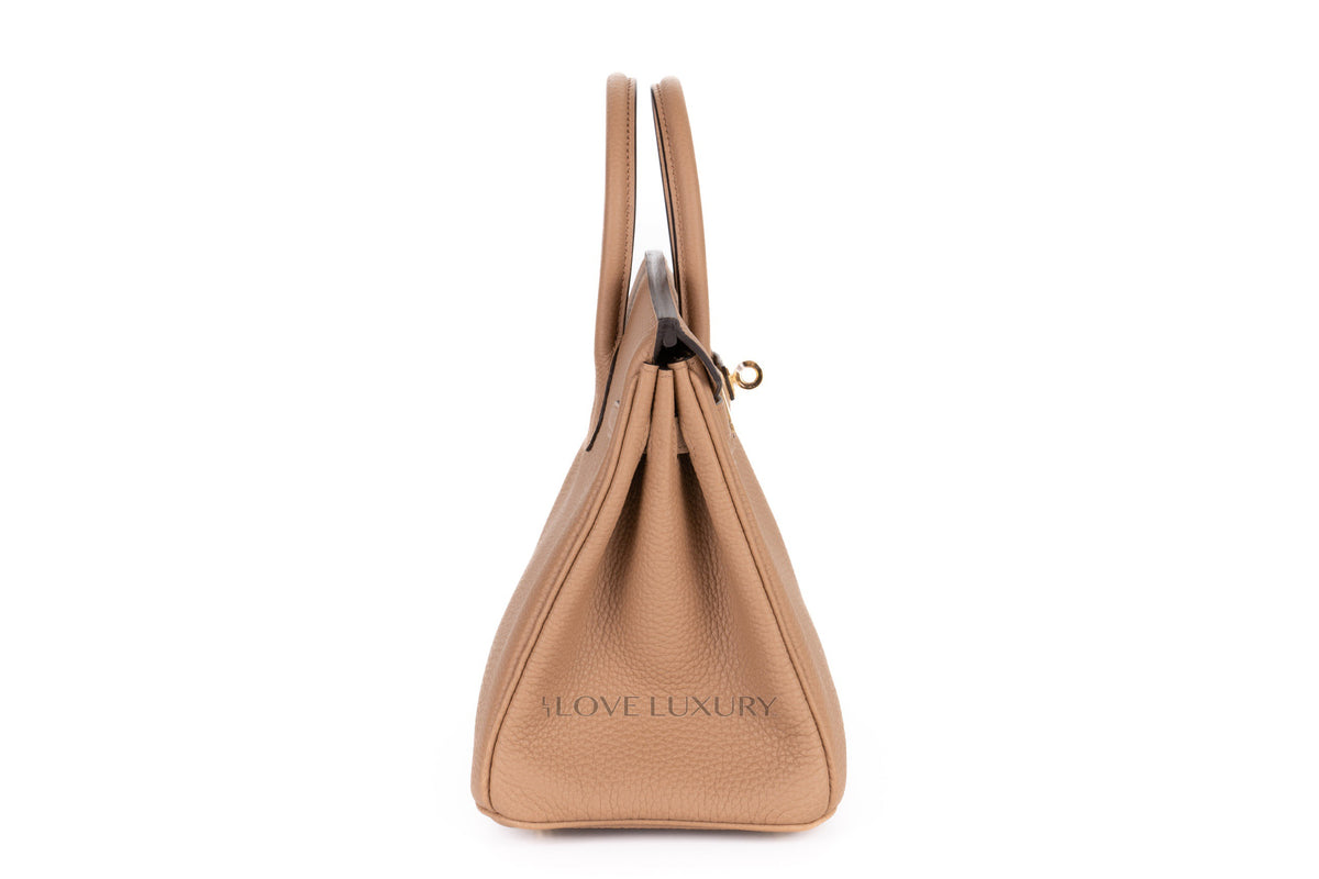 Hermès Birkin 25 Chai Togo Gold Hardware - view 5