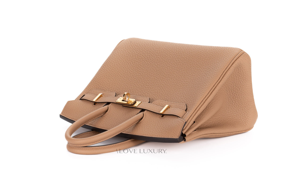 Hermès Birkin 25 Chai Togo Gold Hardware - view 8