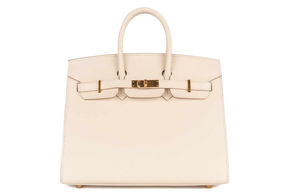 Hermès Birkin 25 Craie Epsom Sellier Gold Hardware - view 1