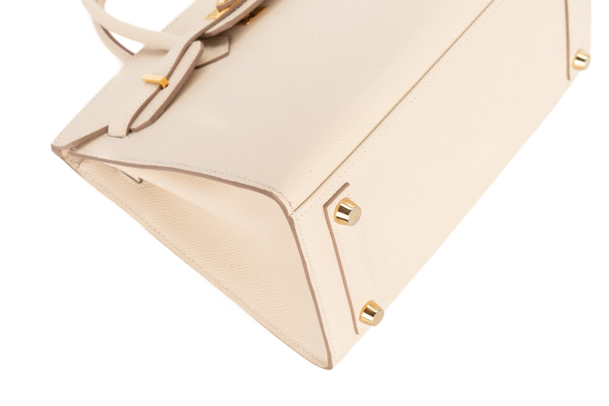 Hermès Birkin 25 Craie Epsom Sellier Gold Hardware - view 10