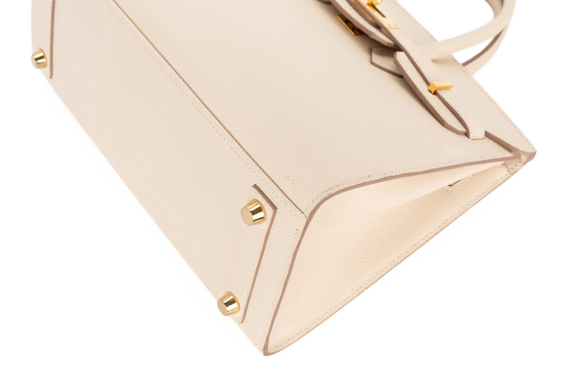 Hermès Birkin 25 Craie Epsom Sellier Gold Hardware - view 11