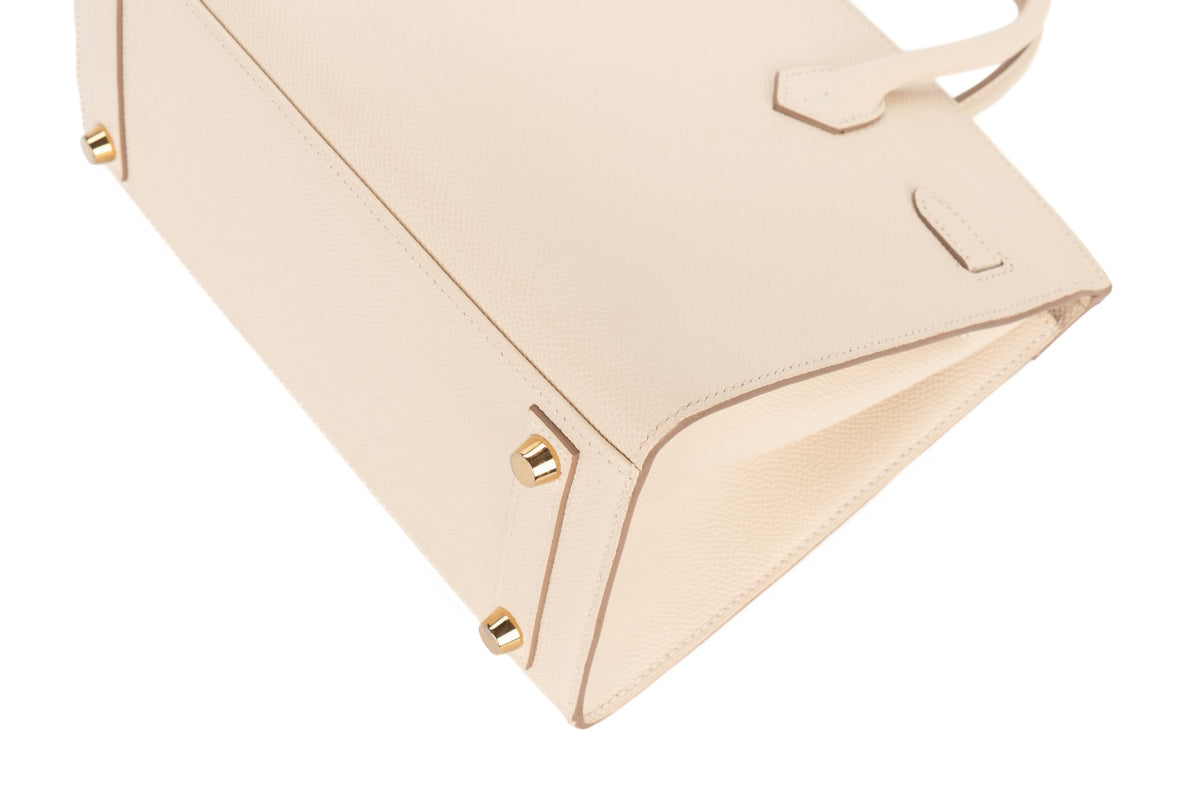 Hermès Birkin 25 Craie Epsom Sellier Gold Hardware - view 13
