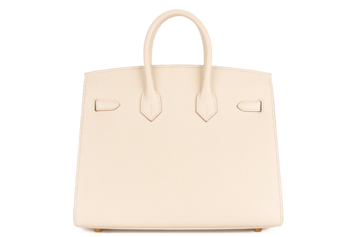 Hermès Birkin 25 Craie Epsom Sellier Gold Hardware - view 3