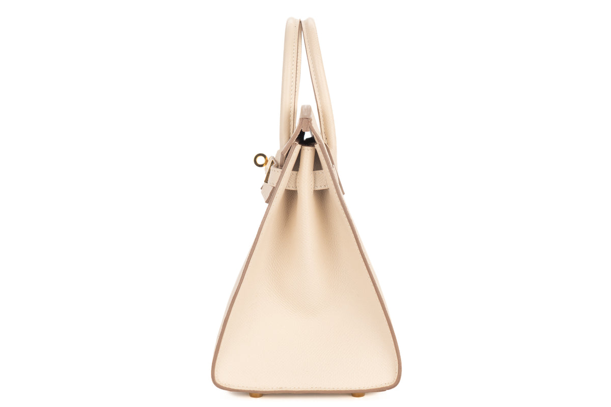 Hermès Birkin 25 Craie Epsom Sellier Gold Hardware - view 4