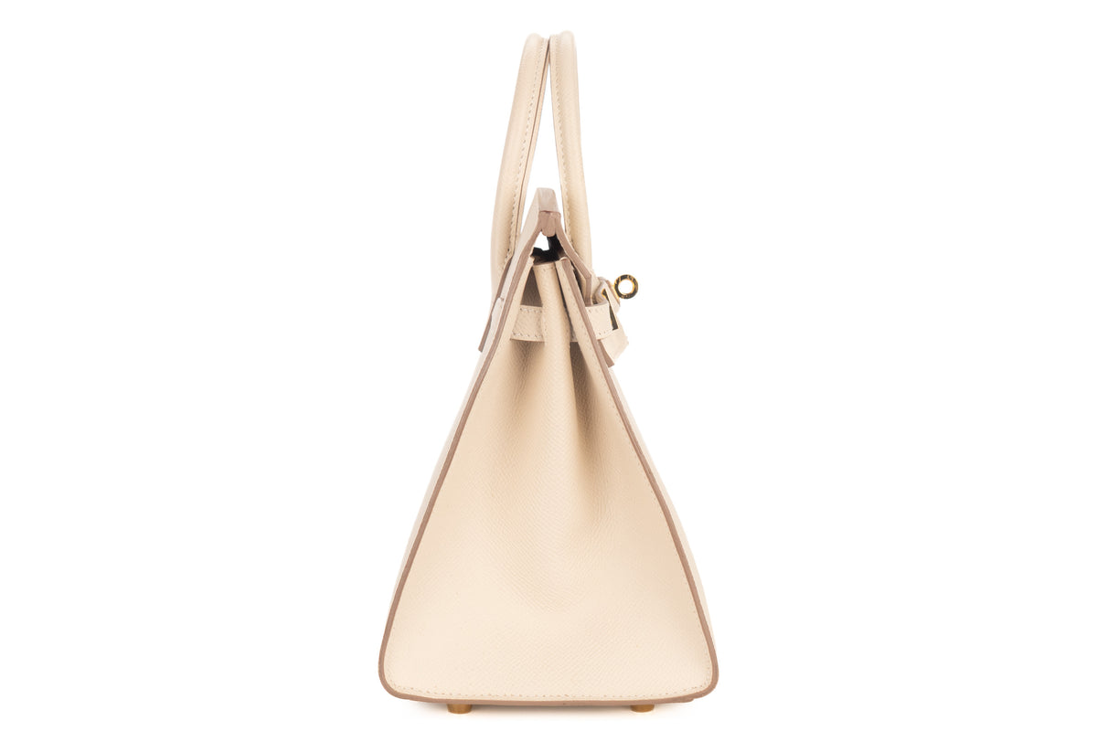 Hermès Birkin 25 Craie Epsom Sellier Gold Hardware - view 5