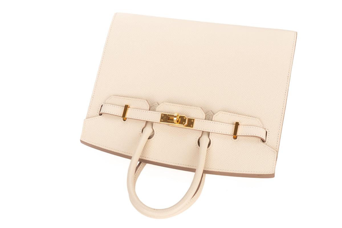 Hermès Birkin 25 Craie Epsom Sellier Gold Hardware - view 8