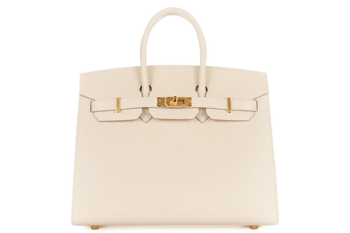 Hermès Birkin 25 Craie Epsom Sellier Gold Hardware - view 1
