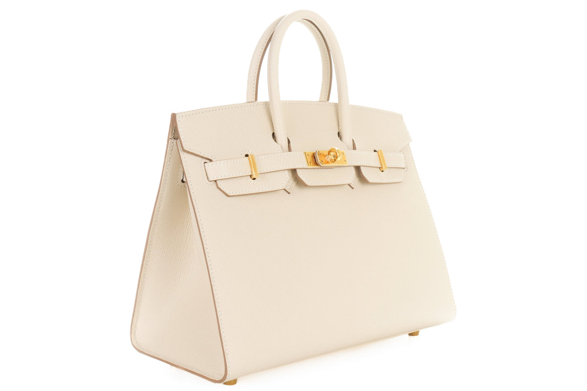 Hermès Birkin 25 Craie Epsom Sellier Gold Hardware - view 2