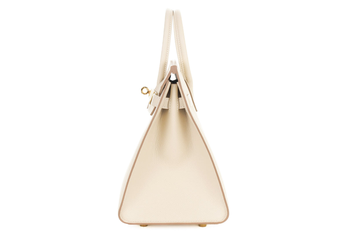 Hermès Birkin 25 Craie Epsom Sellier Gold Hardware - view 4