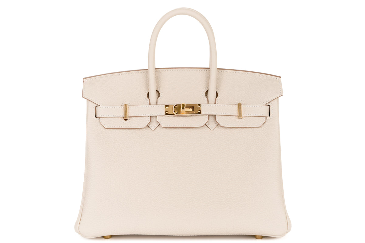Hermès Birkin 25 Craie Togo Gold Hardware - view 1