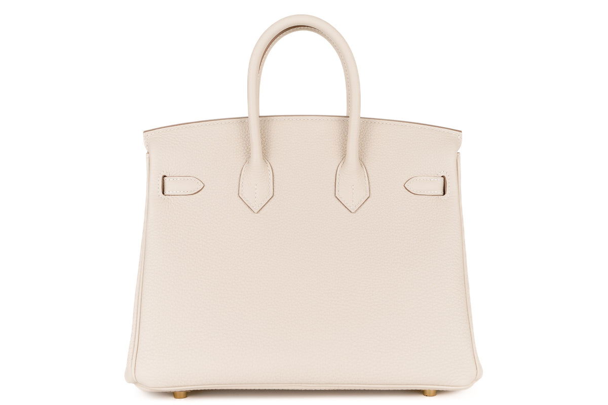 Hermès Birkin 25 Craie Togo Gold Hardware - view 3