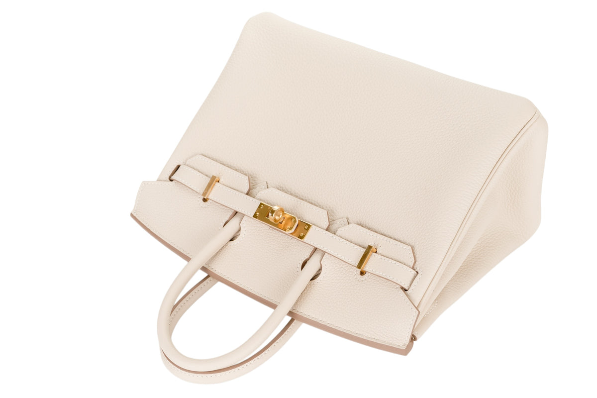 Hermès Birkin 25 Craie Togo Gold Hardware - view 8
