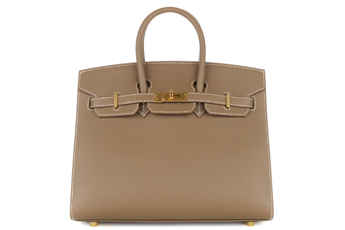 Hermès Birkin 25 Etoupe Epsom Gold Hardware - view 1