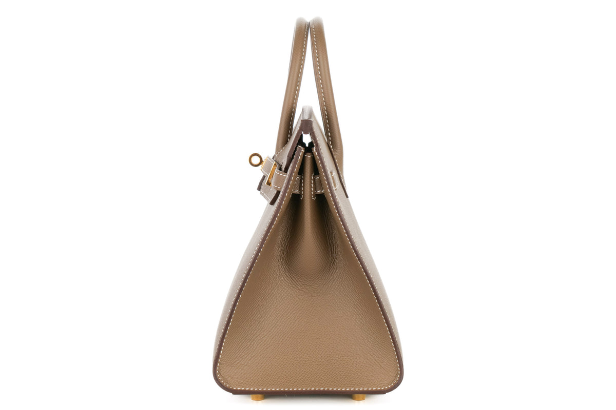 Hermès Birkin 25 Etoupe Epsom Gold Hardware - view 4