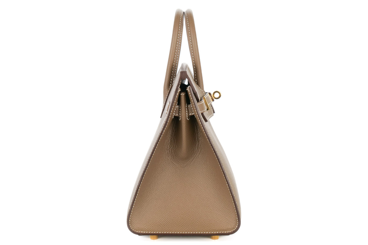 Hermès Birkin 25 Etoupe Epsom Gold Hardware - view 5