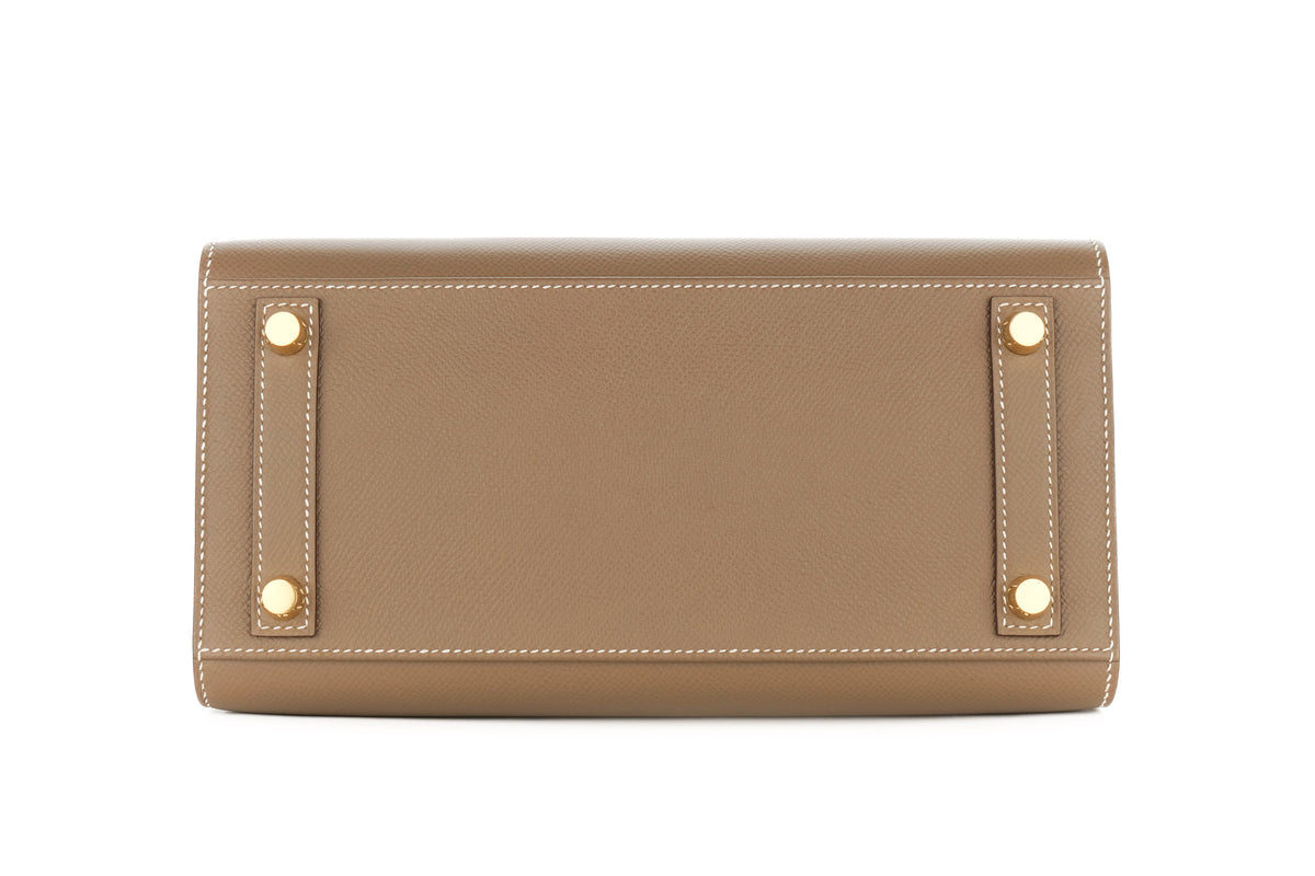 Hermès Birkin 25 Etoupe Epsom Gold Hardware - view 6